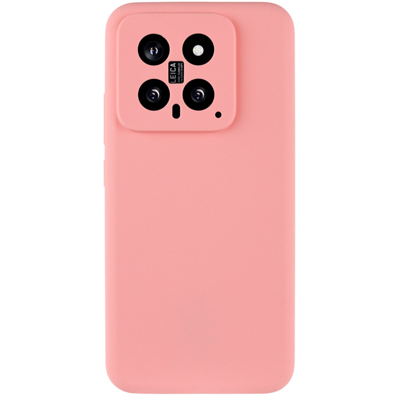 Чехол Silicone Cover Lakshmi Full Camera (AA) для Xiaomi 14 | Микрофибра на картинке №2