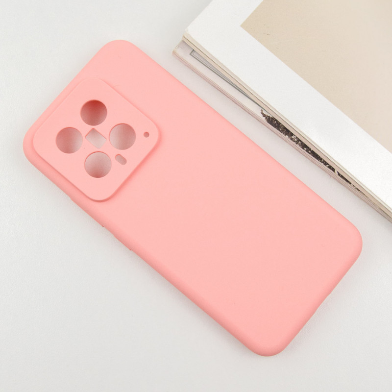Чехол Silicone Cover Lakshmi Full Camera (AA) для Xiaomi 14 | Микрофибра на картинке №3