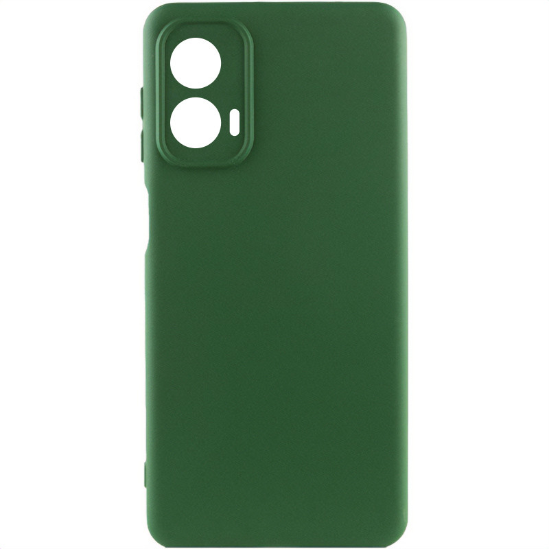 Чехол Silicone Cover Lakshmi Full Camera (AA) для Motorola Moto G24 | Микрофибра на картинке №1