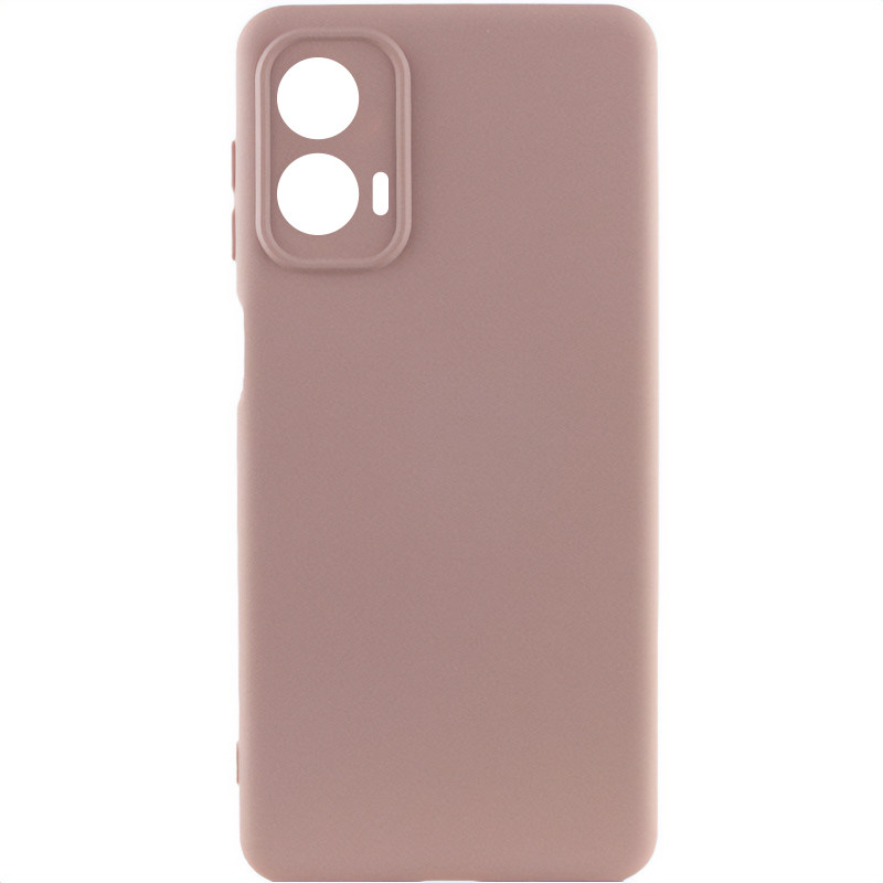 Чохол Silicone Cover Lakshmi Full Camera (AA) для Motorola Moto G24 | Мікрофібра на малюнкі №1