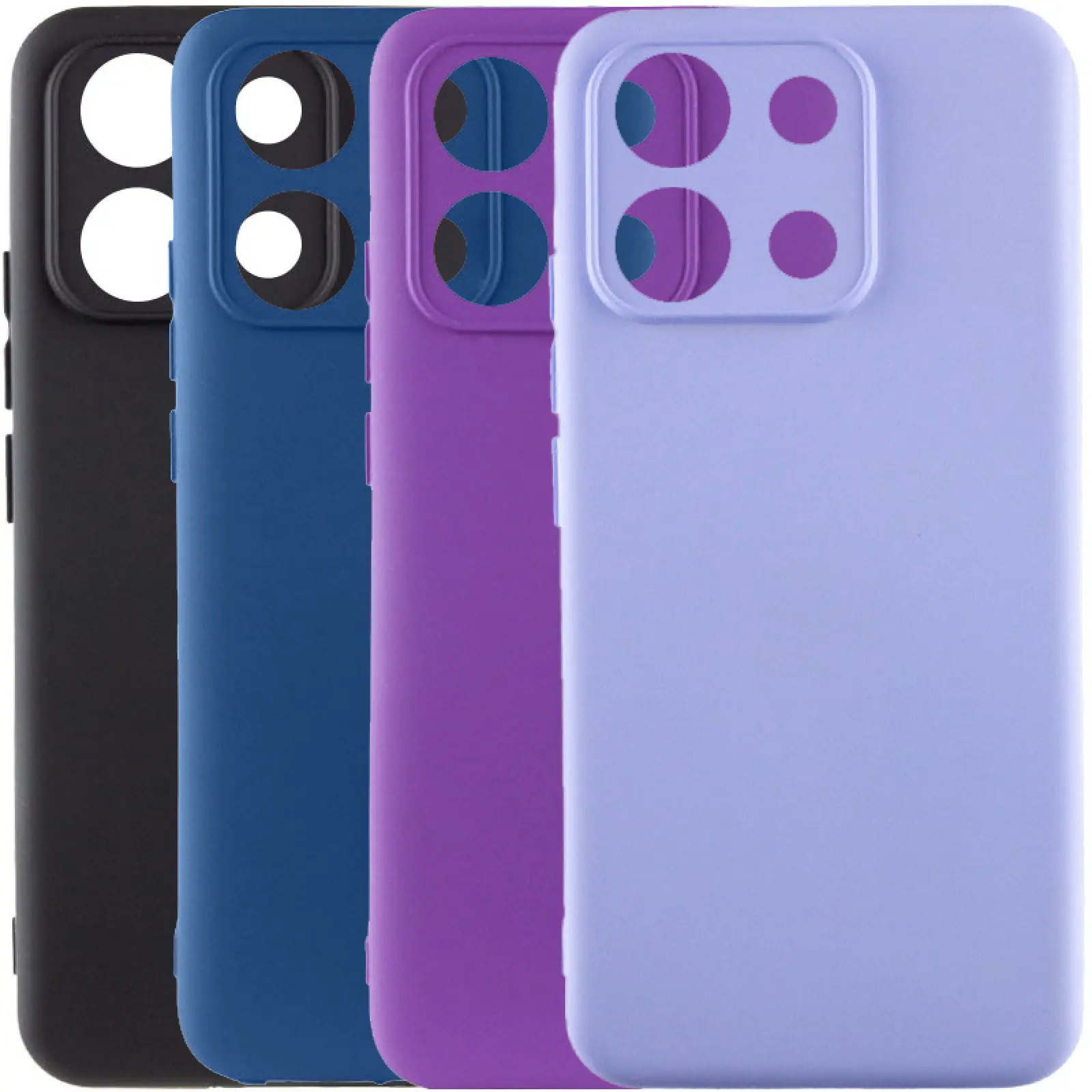 Чехол Silicone Cover Lakshmi Full Camera (AA) для Xiaomi Poco X6 Pro, Силикон, купить оптом с доставкой