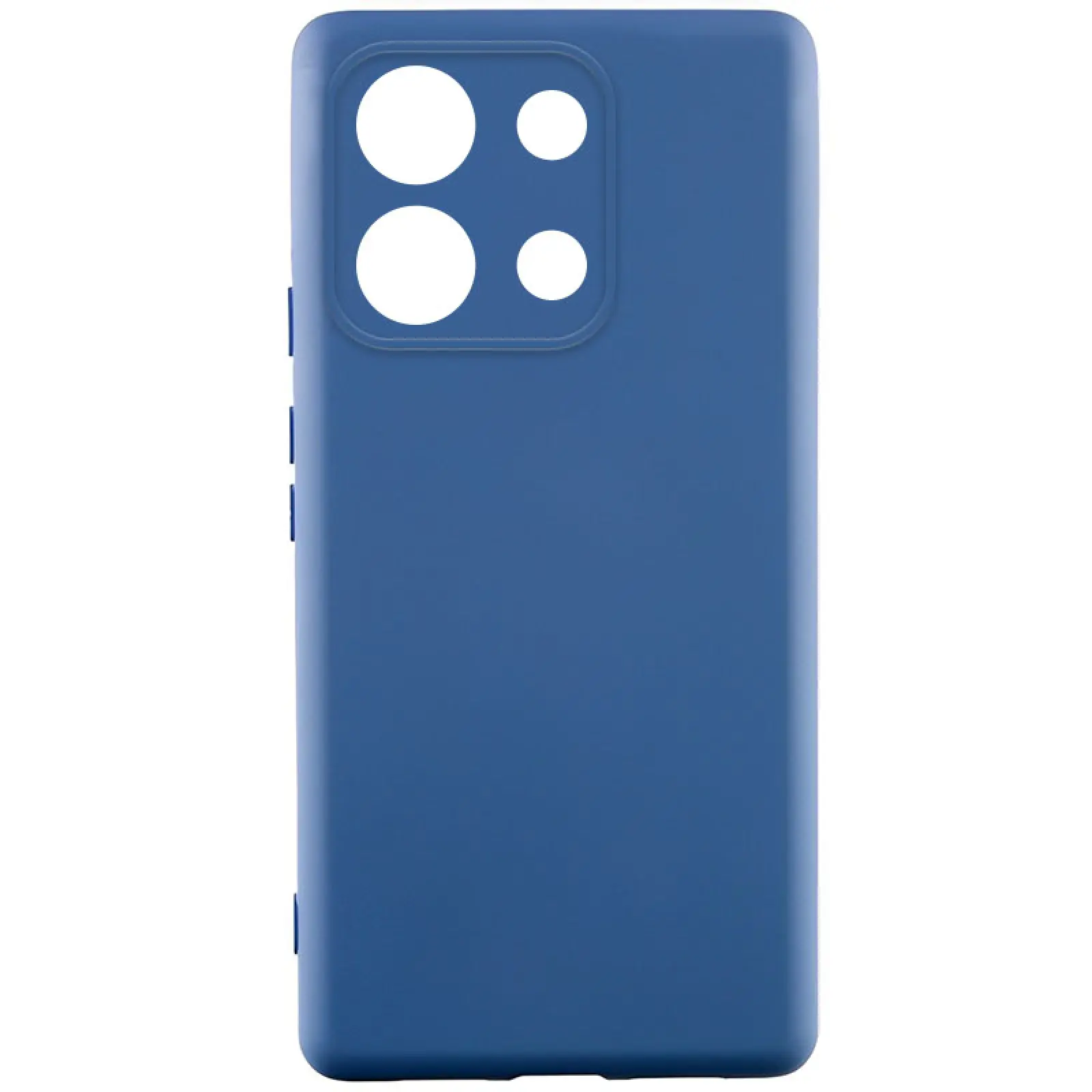 Чехол Silicone Cover Lakshmi Full Camera (AA) для Xiaomi Poco X6 Pro, Синий / Navy Blue, Силикон, купить оптом с доставкой