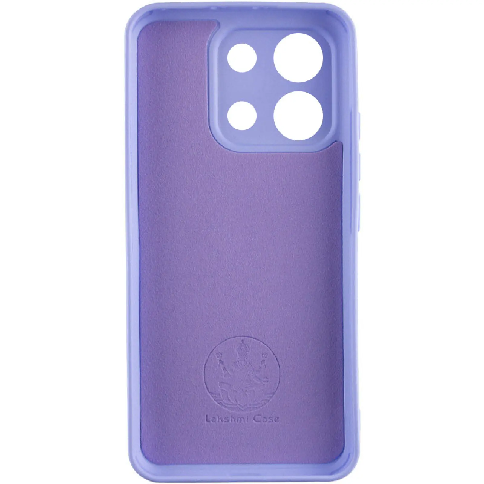 Чехол Silicone Cover Lakshmi Full Camera (AA) для Xiaomi Poco X6 Pro, Сиреневый / Dasheen 1, Силикон, купить оптом с доставкой