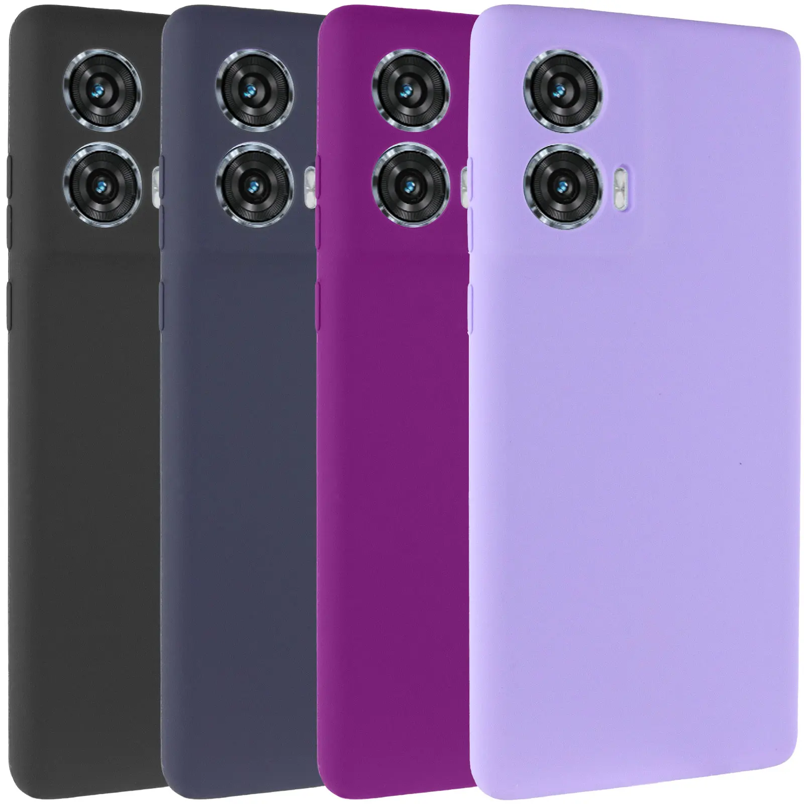 Чехол Silicone Cover Lakshmi Full Camera (AA) для Motorola Edge 50 Fusion, Силикон, купить оптом с доставкой