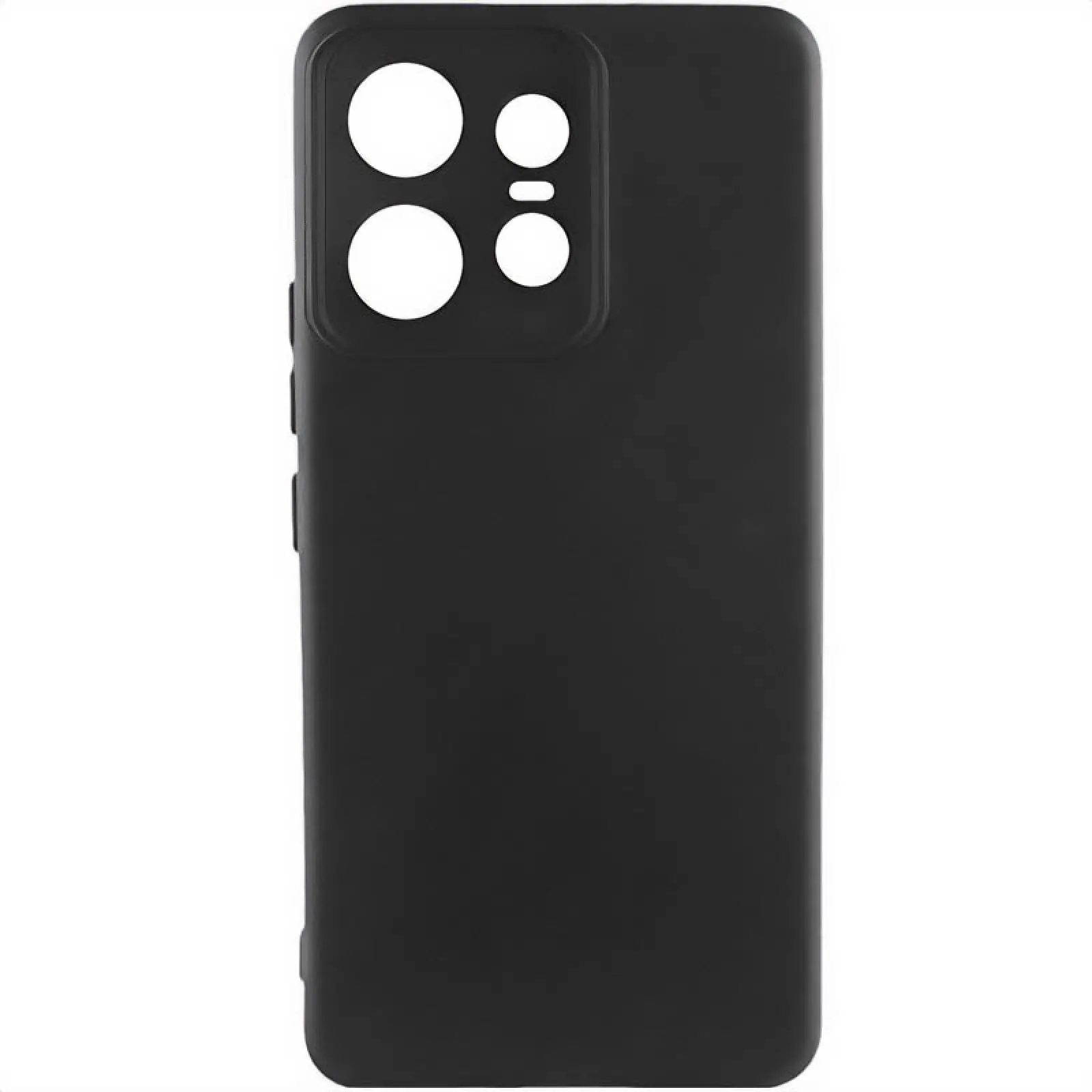 Чехол Silicone Cover Lakshmi Full Camera (AA) для Motorola Edge 50 Pro, Черный / Black, Силикон, купить оптом с доставкой