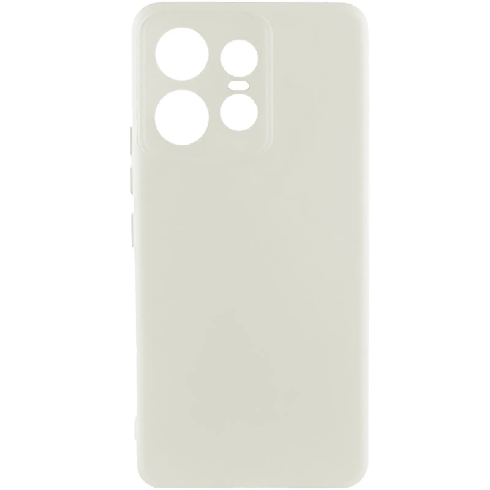Чехол Silicone Cover Lakshmi Full Camera (AA) для Motorola Edge 50 Pro, Белый / White, Силикон, купить оптом с доставкой