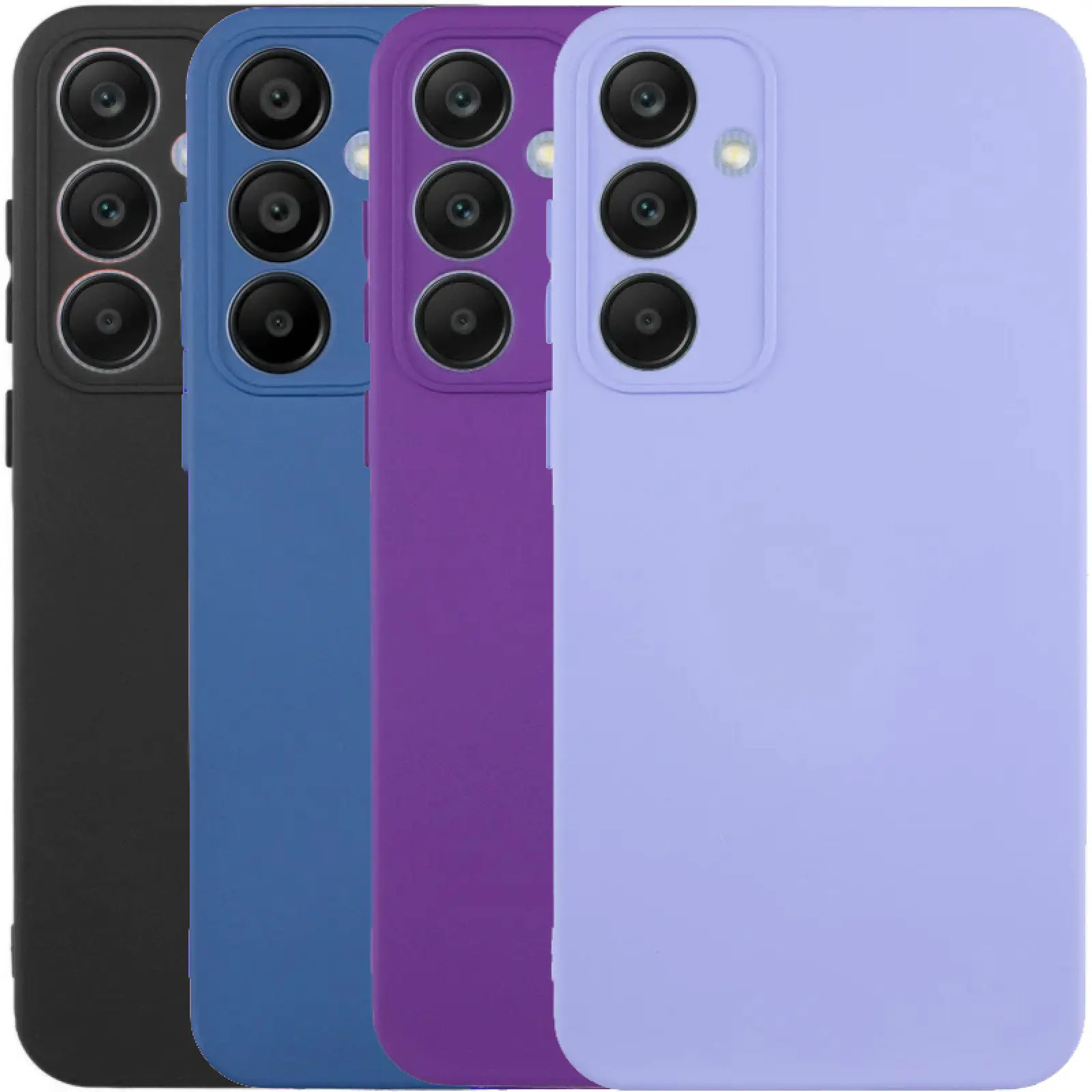 Чехол Silicone Cover Lakshmi Full Camera (AA) для Samsung Galaxy S24 FE, Силикон, купить оптом с доставкой