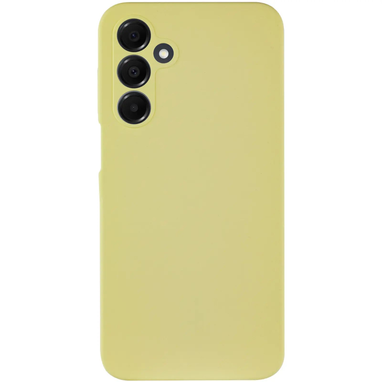 Чехол Silicone Cover Lakshmi Full Camera (AA) для Samsung Galaxy A16 4G/5G, Желтый / Mellow Yellow 1, Силикон, купить оптом с доставкой