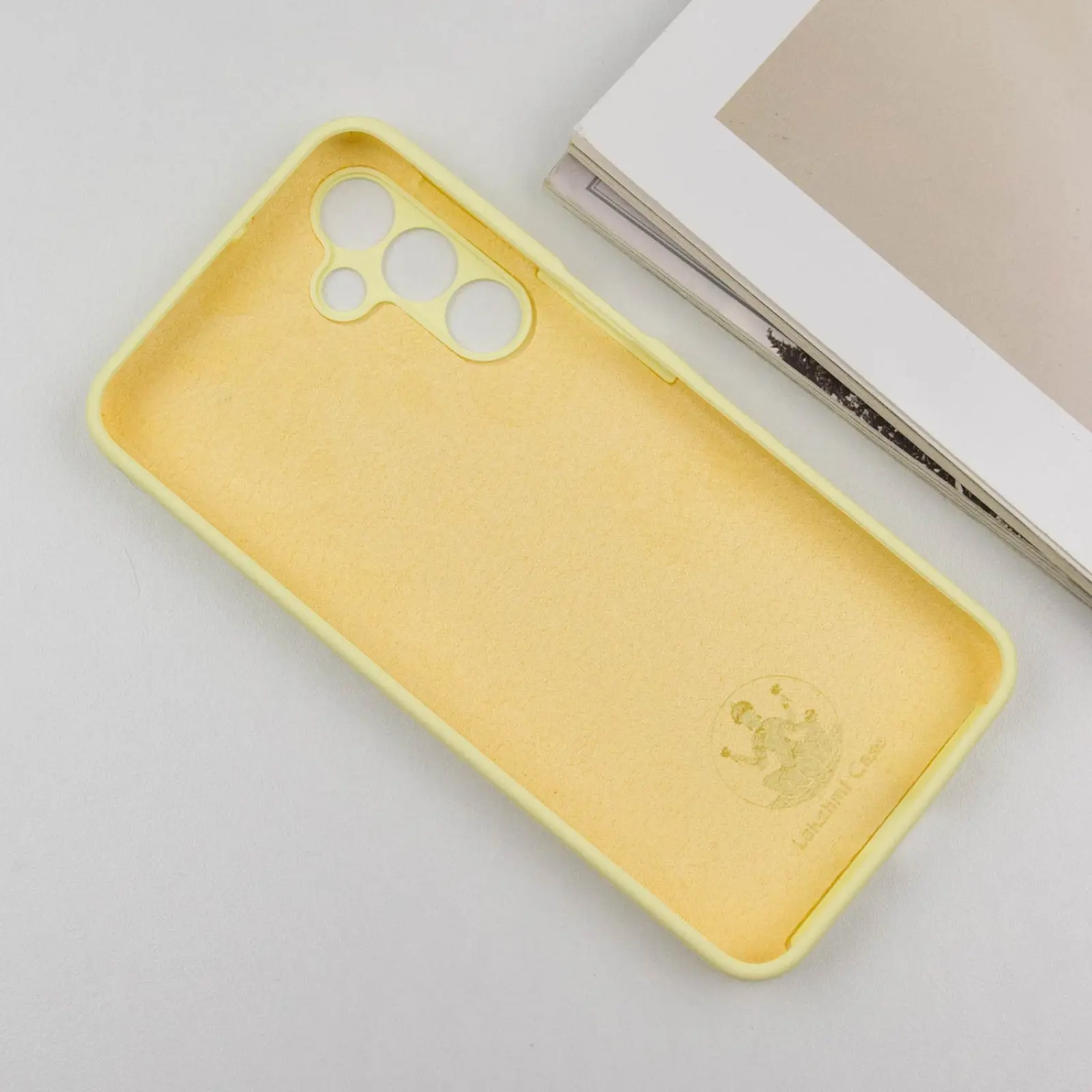 Чехол Silicone Cover Lakshmi Full Camera (AA) для Samsung Galaxy A16 4G/5G, Желтый / Mellow Yellow 3, Силикон, купить оптом с доставкой