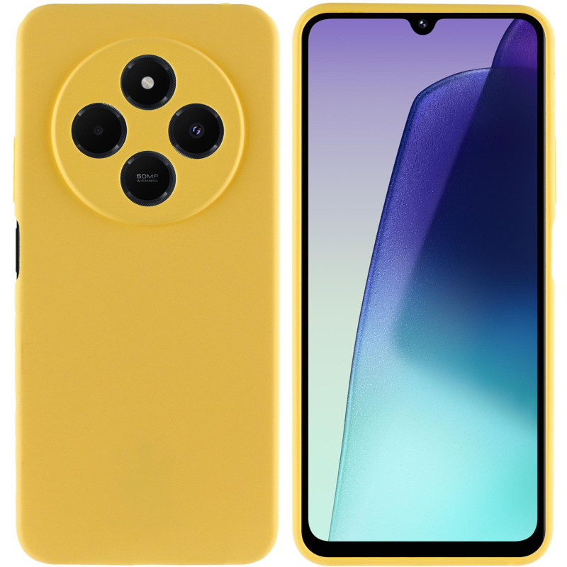 Чехол Silicone Cover Lakshmi Full Camera (AA) для Xiaomi Redmi 14C / Poco C75 | Микрофибра на картинке №3