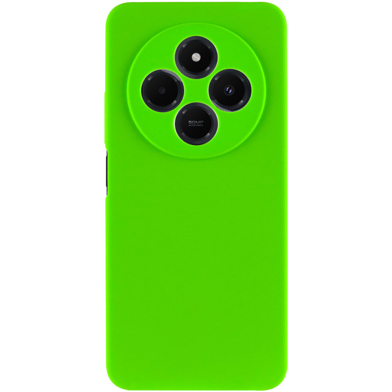Чехол Silicone Cover Lakshmi Full Camera (AA) для Xiaomi Redmi 14C / Poco C75 | Микрофибра на картинке №2