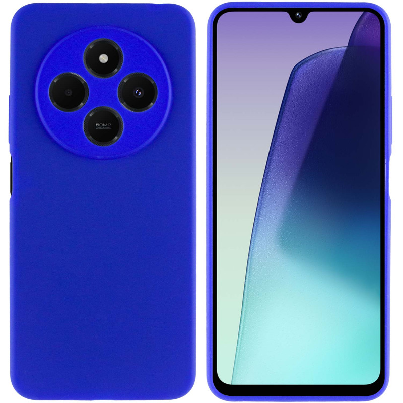 Чехол Silicone Cover Lakshmi Full Camera (AA) для Xiaomi Redmi 14C / Poco C75 | Микрофибра на картинке №2