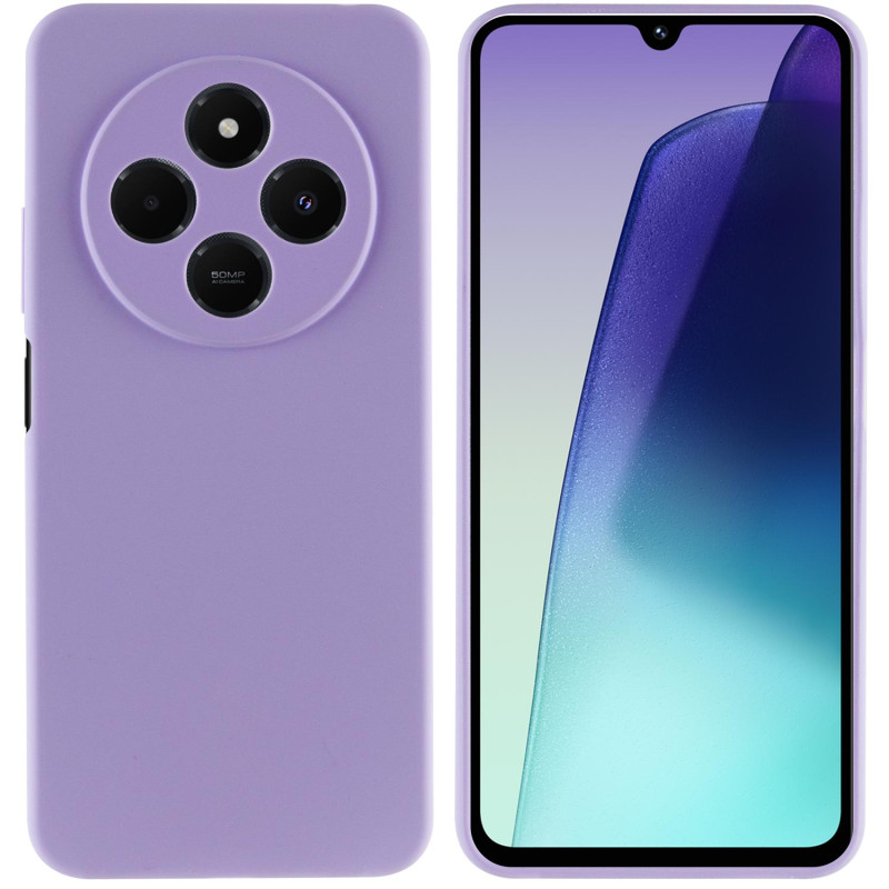 Чехол Silicone Cover Lakshmi Full Camera (AA) для Xiaomi Redmi 14C / Poco C75 | Микрофибра на картинке №3