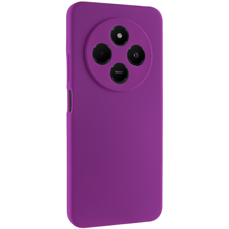 Чехол Silicone Cover Lakshmi Full Camera (AA) для Xiaomi Redmi 14C / Poco C75 | Микрофибра на картинке №1
