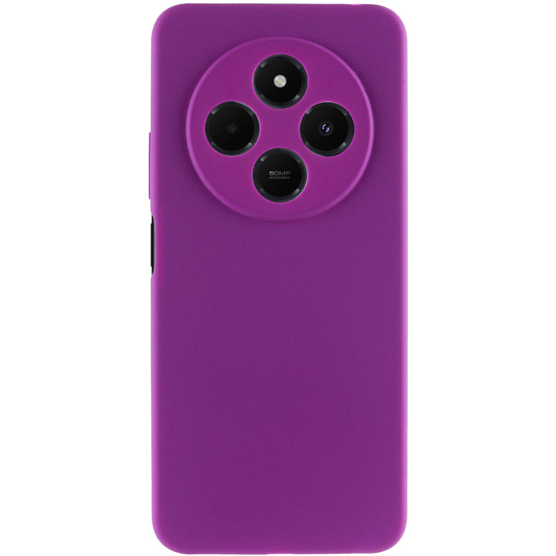 Чехол Silicone Cover Lakshmi Full Camera (AA) для Xiaomi Redmi 14C / Poco C75 | Микрофибра на картинке №2