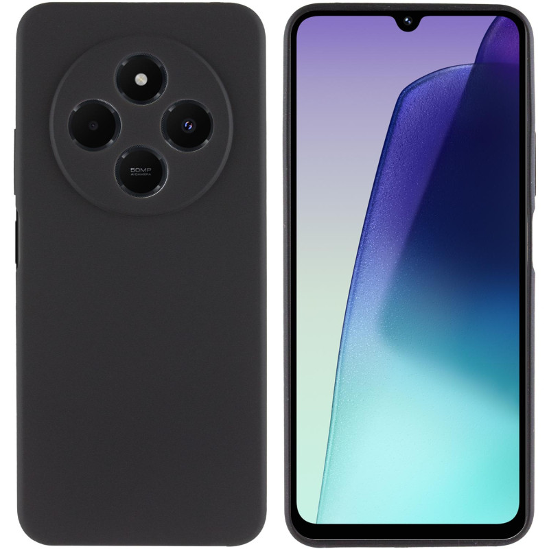 Чехол Silicone Cover Lakshmi Full Camera (AA) для Xiaomi Redmi 14C / Poco C75 | Микрофибра на картинке №2