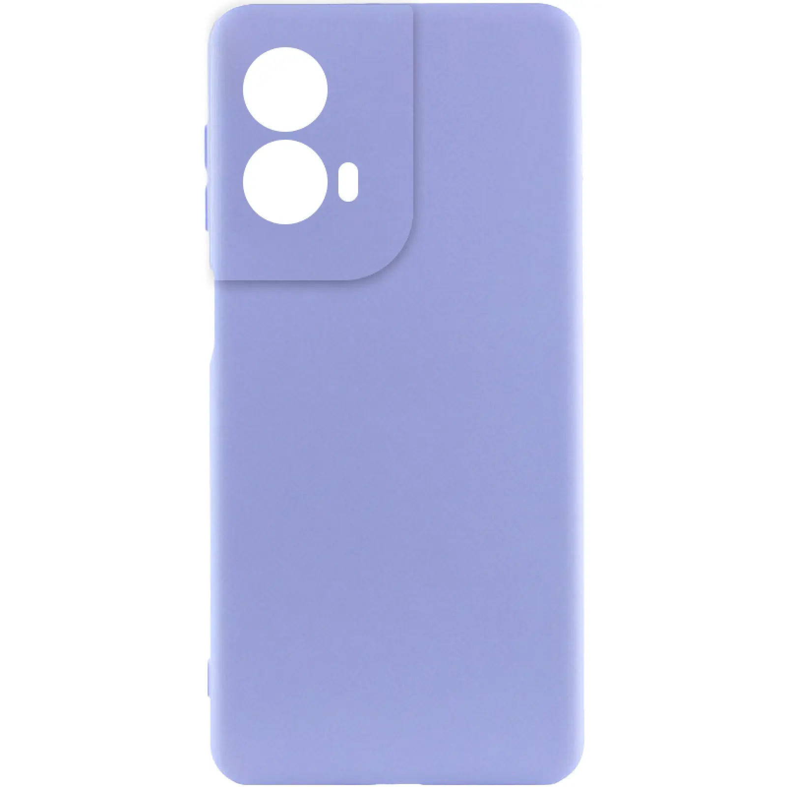 Чехол Silicone Cover Lakshmi Full Camera (AA) для Motorola Moto G85, Сиреневый / Dasheen, Силикон, купить оптом с доставкой