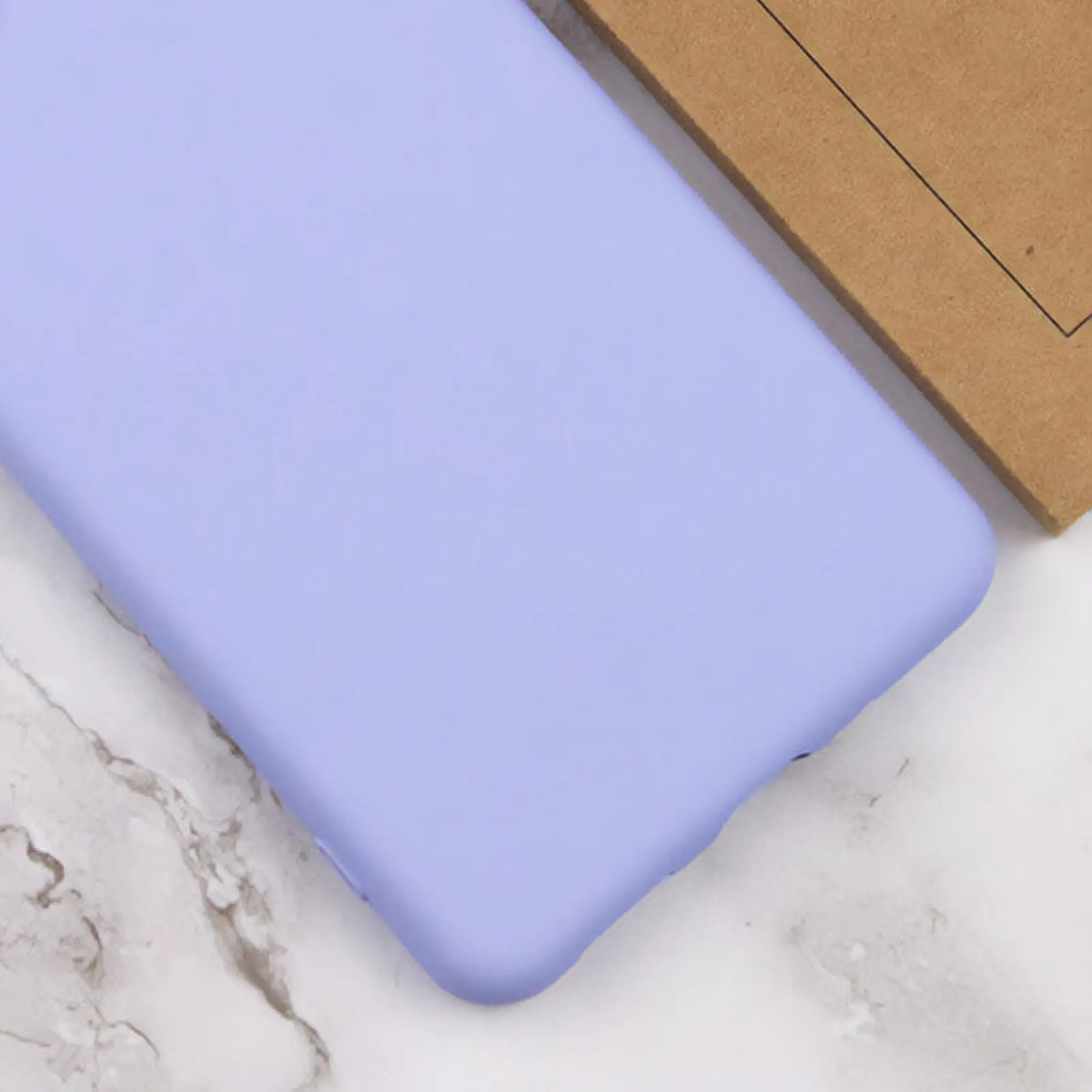 Чехол Silicone Cover Lakshmi Full Camera (AA) для Motorola Moto G85, Сиреневый / Dasheen 3, Силикон, купить оптом с доставкой