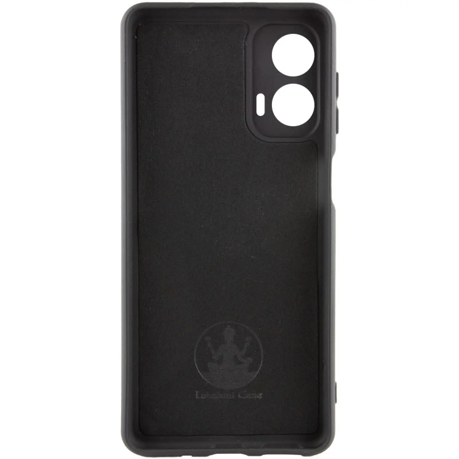 Чехол Silicone Cover Lakshmi Full Camera (AA) для Motorola Moto G85, Черный / Black 1, Силикон, купить оптом с доставкой