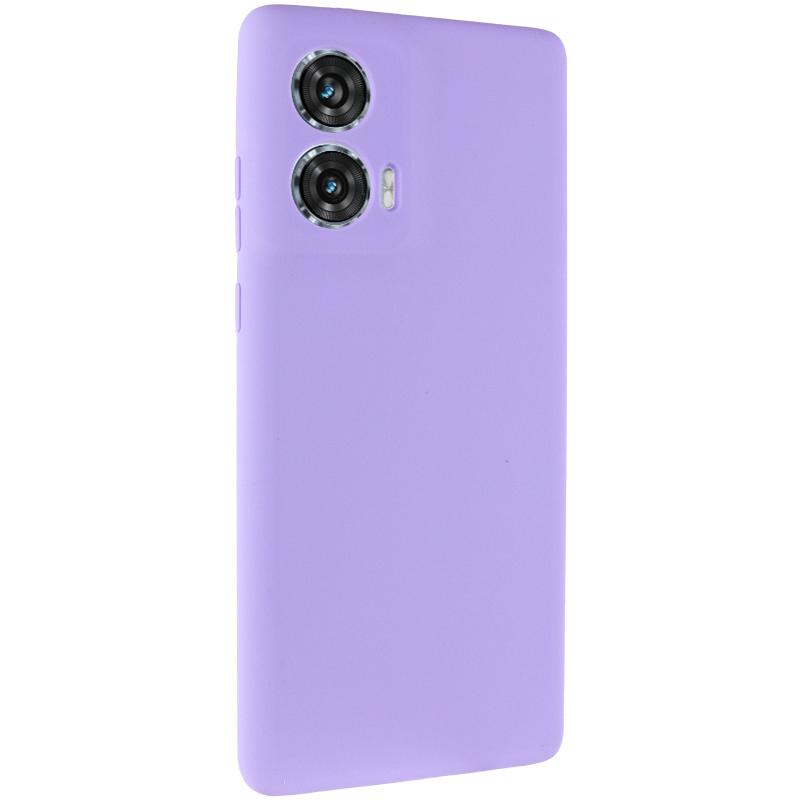 Чохол Silicone Cover Lakshmi Full Camera (AA) для Motorola Edge 50 | Мікрофібра на малюнкі №1