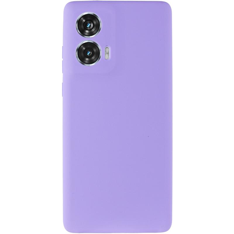 Чохол Silicone Cover Lakshmi Full Camera (AA) для Motorola Edge 50 | Мікрофібра на малюнкі №3