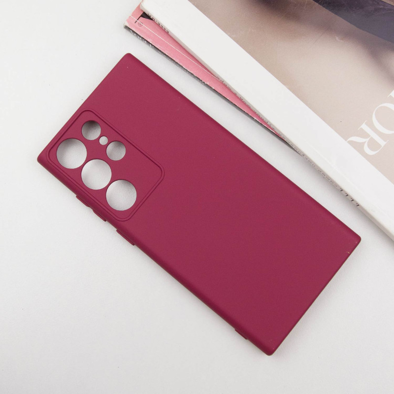 Чохол Silicone Cover Lakshmi Full Camera (AA) для Samsung Galaxy S25 Ultra | Мікрофібра на малюнкі №2