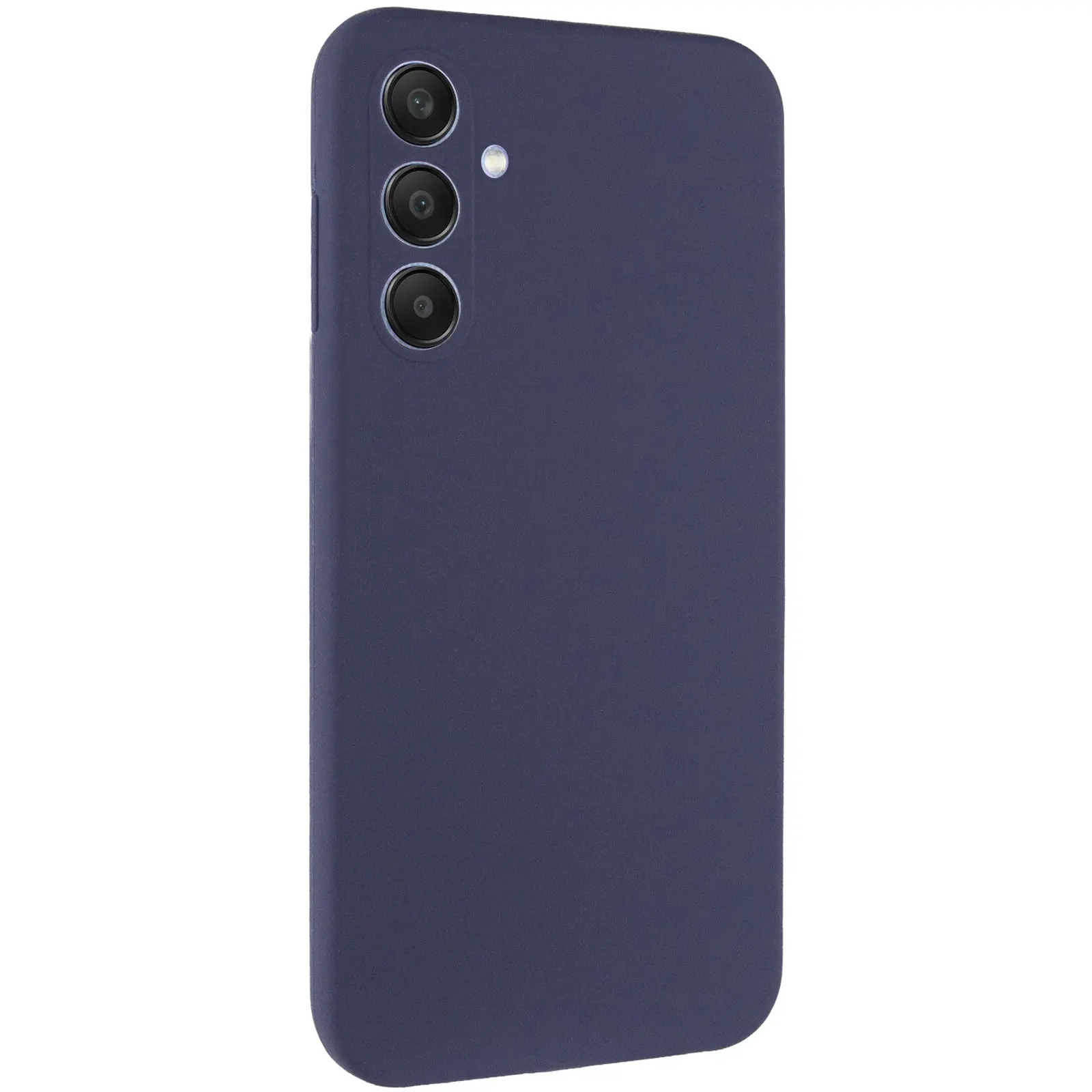 Чехол Silicone Cover Lakshmi Full Camera (AA) для Samsung Galaxy A36 5G, Синий / Midnight Blue, Силикон, купить оптом с доставкой