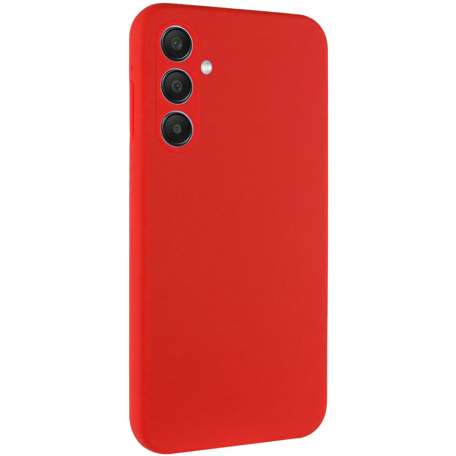 Чехол Silicone Cover Lakshmi Full Camera (AA) для Samsung Galaxy A36 5G, Красный / Red, Силикон, купить оптом с доставкой