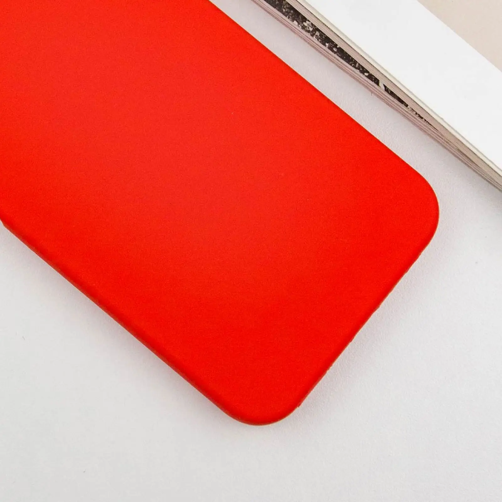 Чехол Silicone Cover Lakshmi Full Camera (AA) для Samsung Galaxy A36 5G, Красный / Red 2, Силикон, купить оптом с доставкой