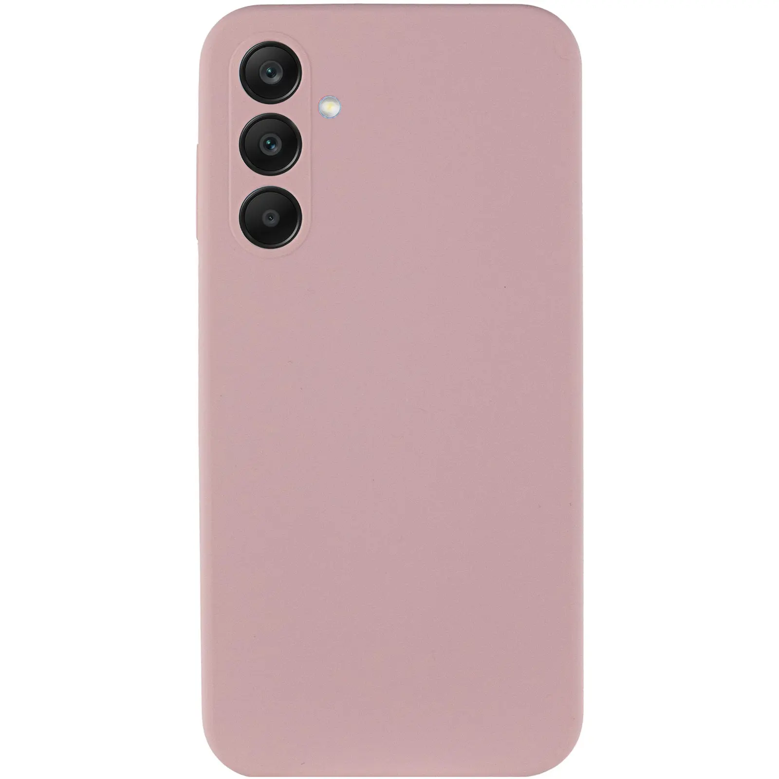 Чехол Silicone Cover Lakshmi Full Camera (AA) для Samsung Galaxy A36 5G, Розовый / Pink Sand 1, Силикон, купить оптом с доставкой