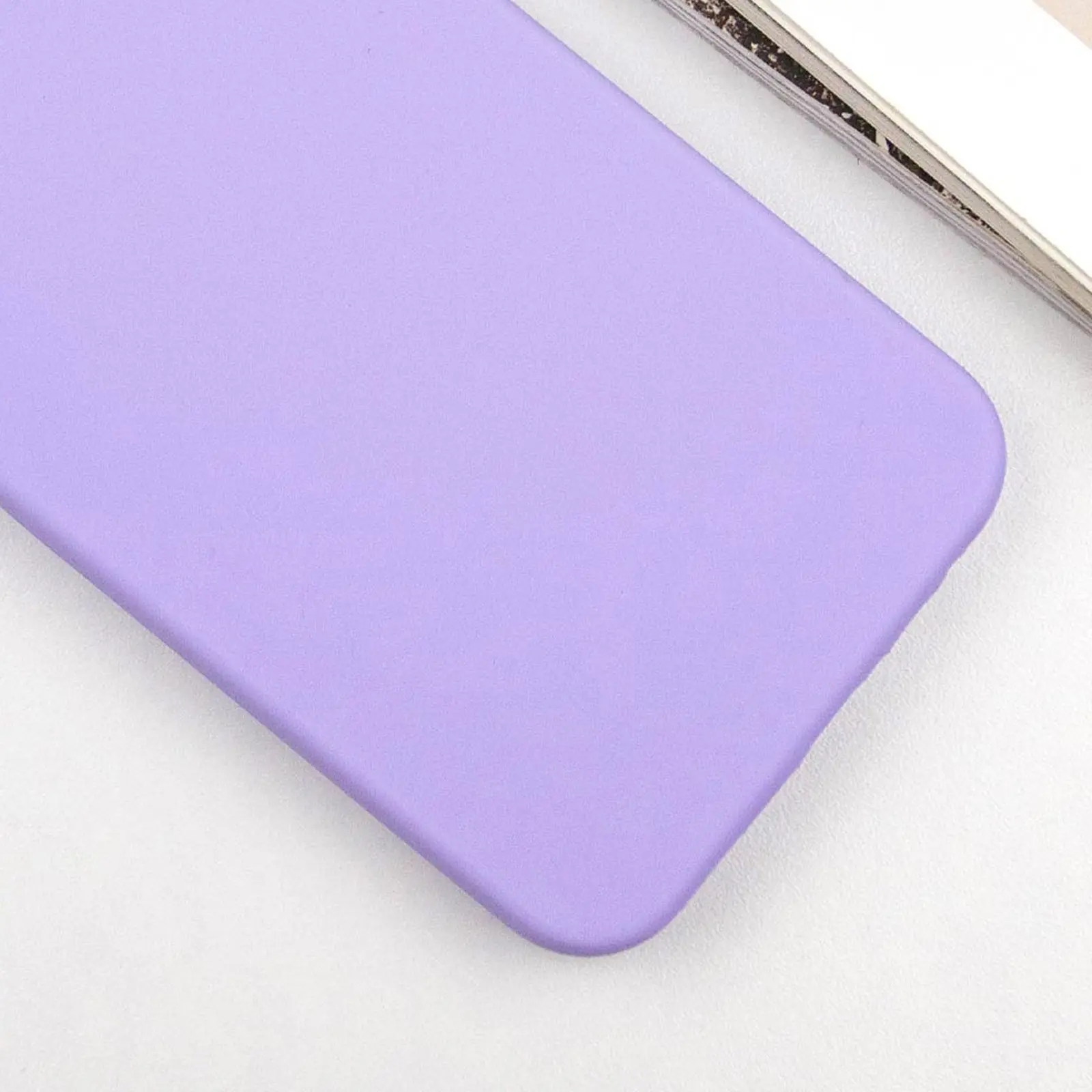 Чехол Silicone Cover Lakshmi Full Camera (AA) для Samsung Galaxy A36 5G, Сиреневый / Dasheen 2, Силикон, купить оптом с доставкой