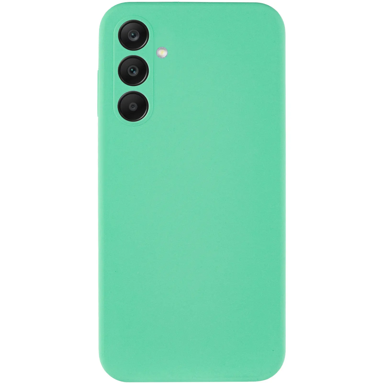 Чехол Silicone Cover Lakshmi Full Camera (AA) для Samsung Galaxy A36 5G, Ментоловый / Mint 1, Силикон, купить оптом с доставкой