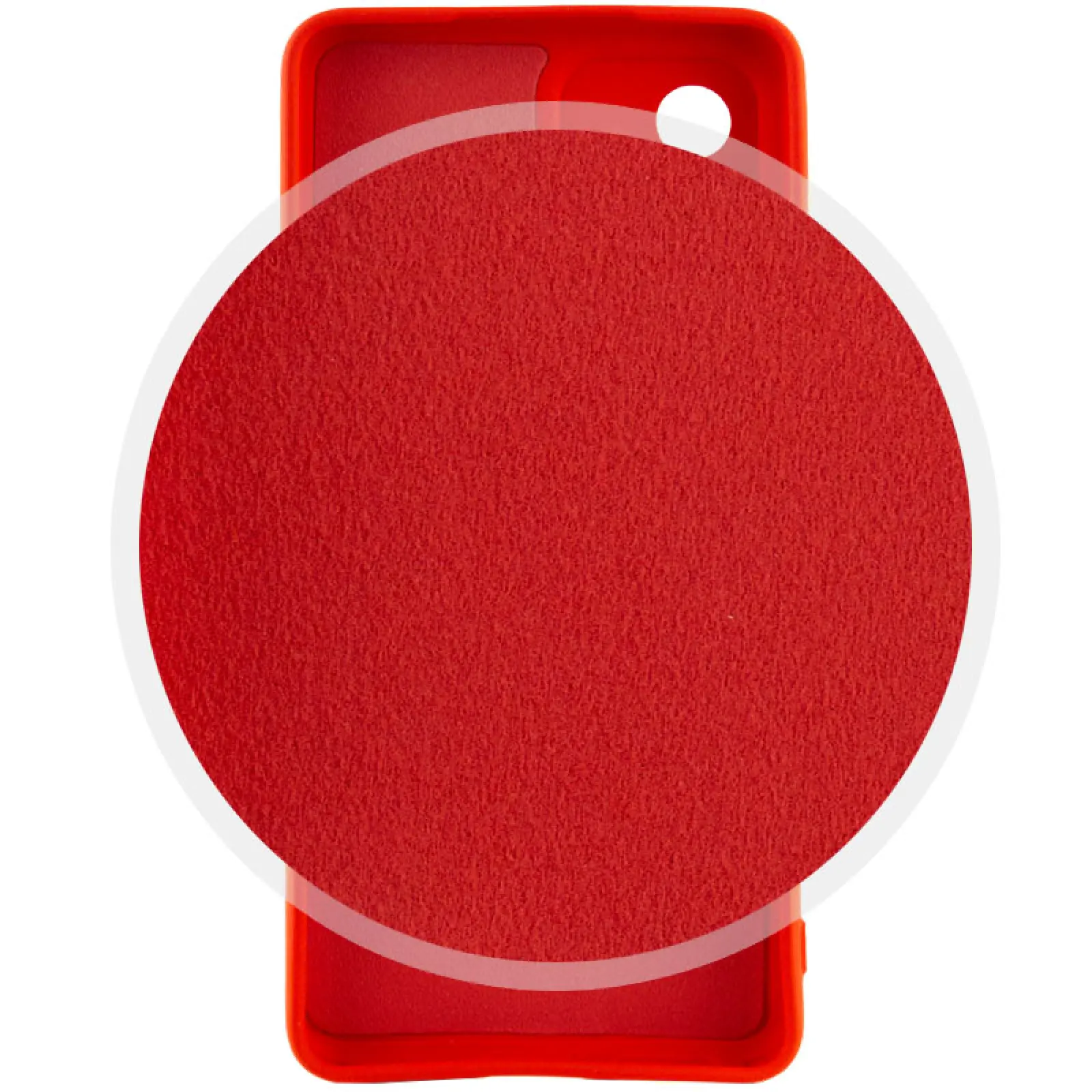 Чехол Silicone Cover Lakshmi Full Camera (AA) для Samsung Galaxy A56 5G, Красный / Red 2, Силикон, купить оптом с доставкой