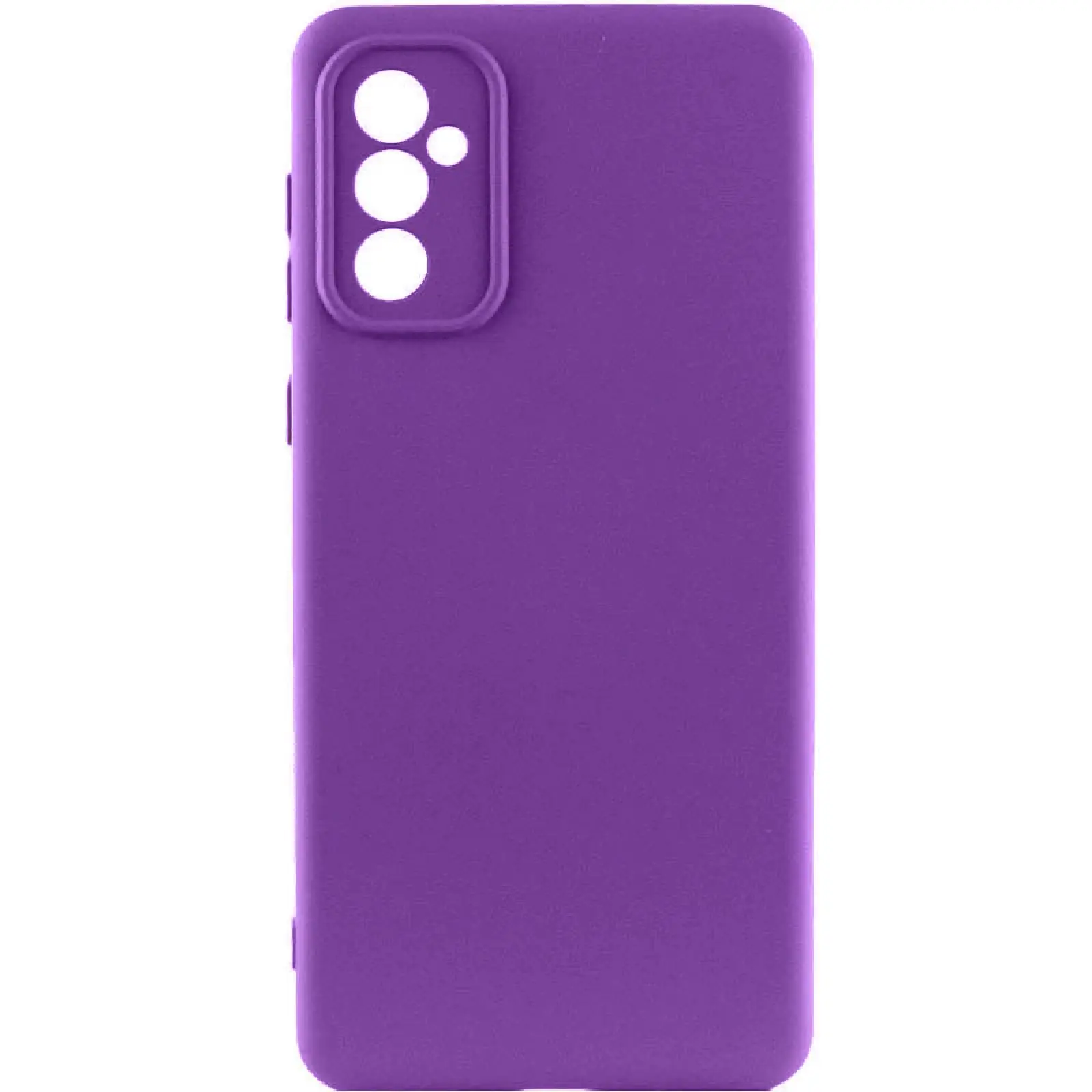 Чехол Silicone Cover Lakshmi Full Camera (AA) для Samsung Galaxy A56 5G, Фиолетовый / Purple, Силикон, купить оптом с доставкой