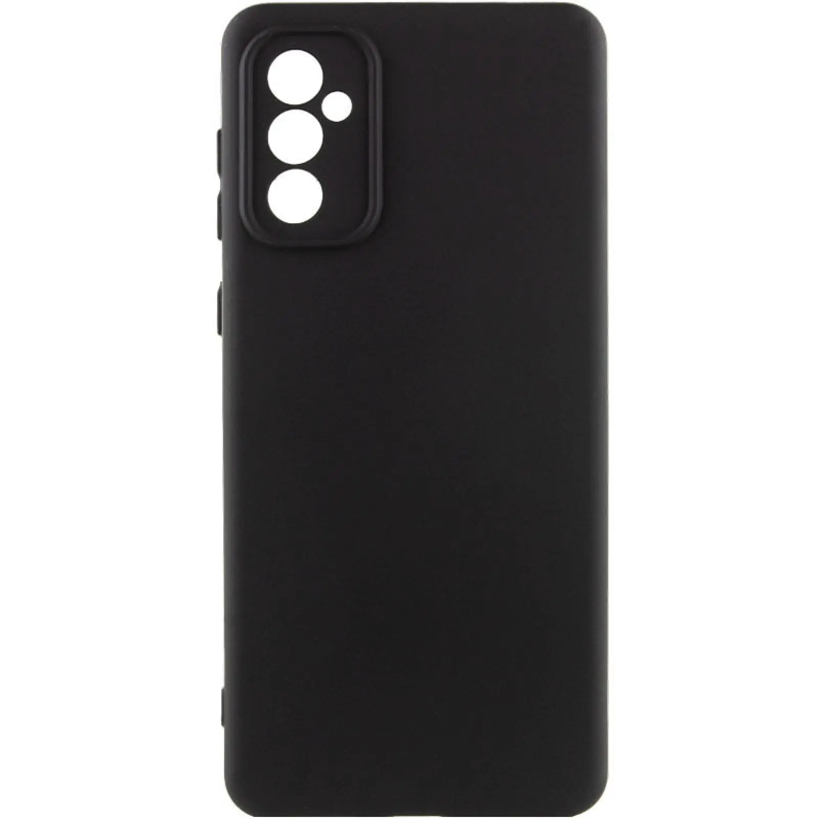 Чехол Silicone Cover Lakshmi Full Camera (AA) для Samsung Galaxy A56 5G, Черный / Black, Силикон, купить оптом с доставкой