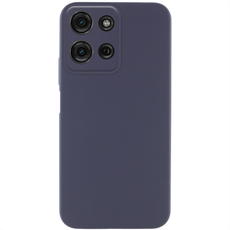Чохол Silicone Cover Lakshmi Full Camera (AA) для Motorola Moto G75 5G | Мікрофібра на малюнкі №1