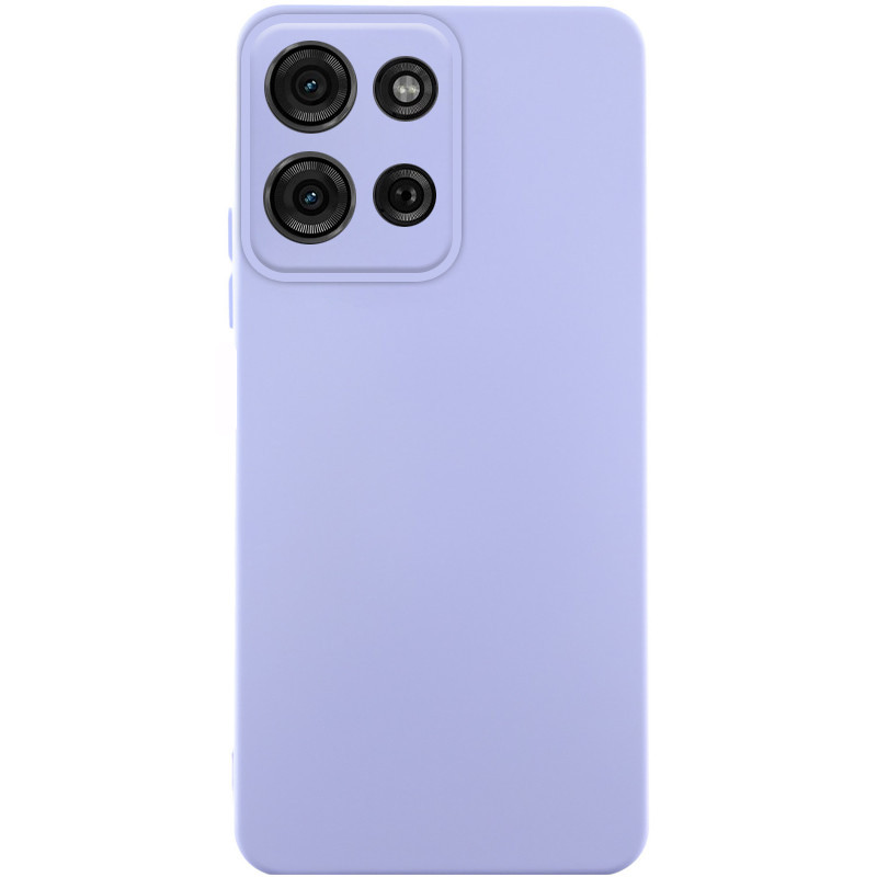 Чохол Silicone Cover Lakshmi Full Camera (AA) для Motorola Moto G75 5G | Мікрофібра на малюнкі №1