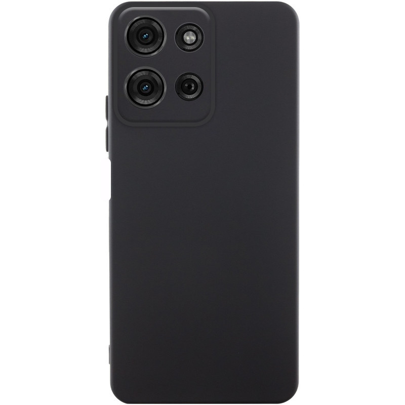Чохол Silicone Cover Lakshmi Full Camera (AA) для Motorola Moto G75 5G | Мікрофібра на малюнкі №1