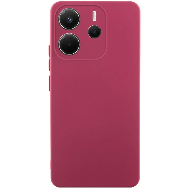 Чохол Silicone Cover Lakshmi Full Camera (AA) для Xiaomi Redmi Note 14 4G (Int. version) | Мікрофібра на малюнкі №1