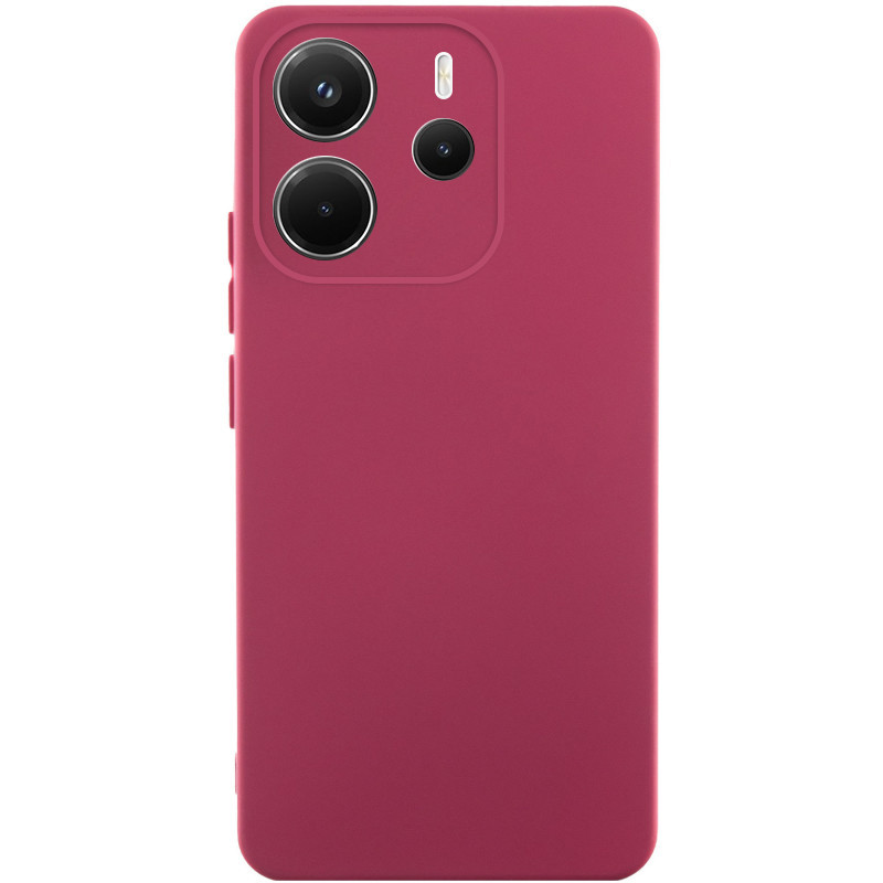 Чехол Silicone Cover Lakshmi Full Camera (AA) для Xiaomi Redmi Note 14 4G (Europe version) | Микрофибра на картинке №1