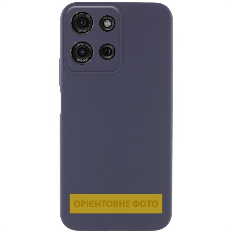 Чохол Silicone Cover Lakshmi Full Camera (AA) для Motorola Moto G35 | Мікрофібра на малюнкі №1