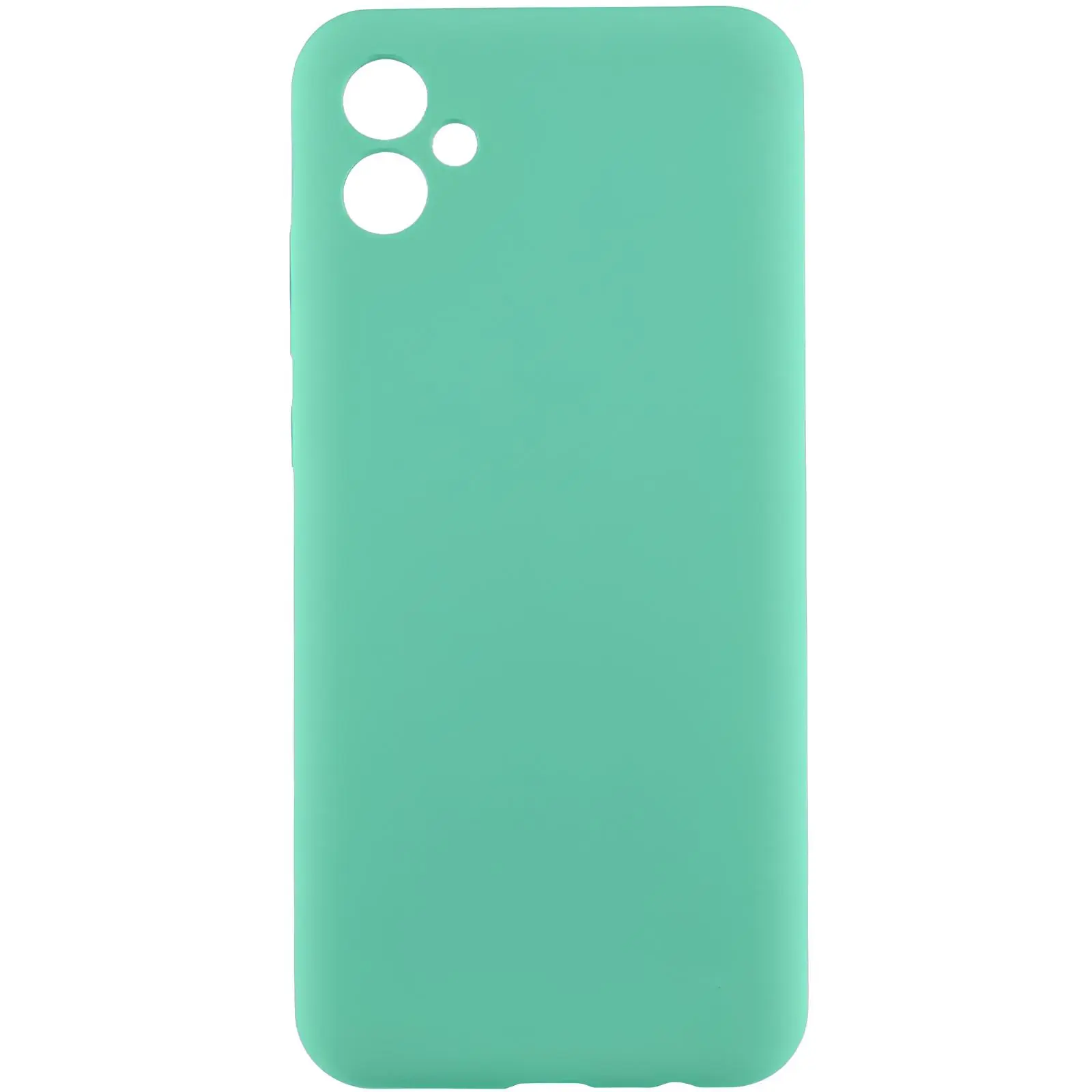 Чехол Silicone Cover Lakshmi Full Camera (AA) для Samsung Galaxy A07, Ментоловый / Mint, Силикон, купить оптом с доставкой