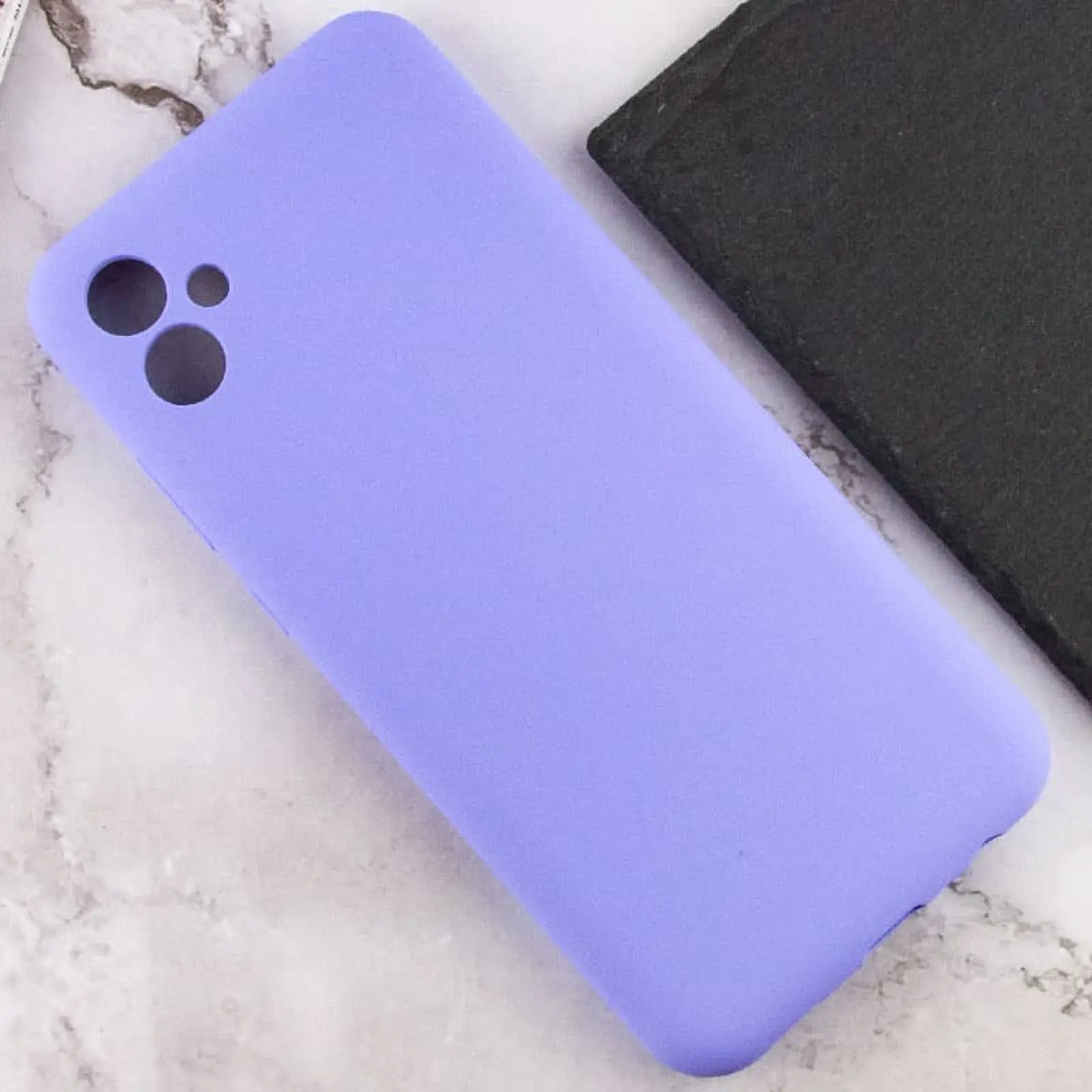 Чехол Silicone Cover Lakshmi Full Camera (AA) для Samsung Galaxy A07, Сиреневый / Dasheen 4, Силикон, купить оптом с доставкой