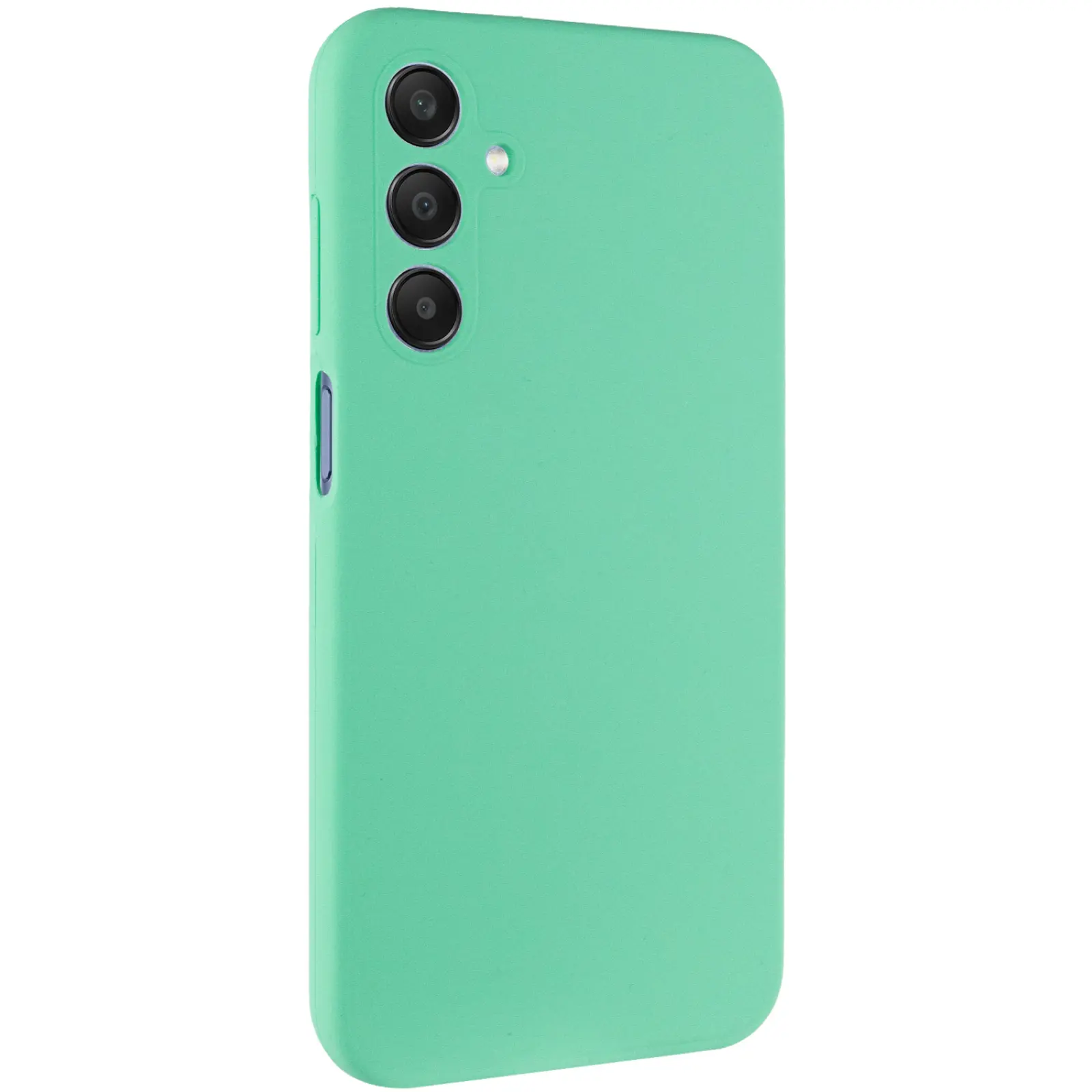 Чохол Silicone Cover Lakshmi Full Camera (AA) для Samsung Galaxy A17 4G/5G, Ментоловий / Mint, Силікон, купити оптом з доставкою