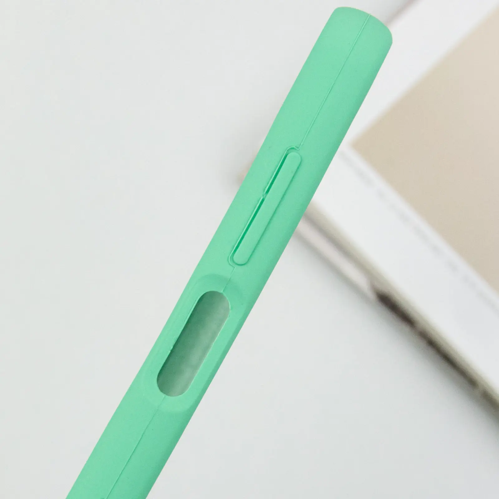 Чохол Silicone Cover Lakshmi Full Camera (AA) для Samsung Galaxy A17 4G/5G, Ментоловий / Mint 4, Силікон, купити оптом з доставкою