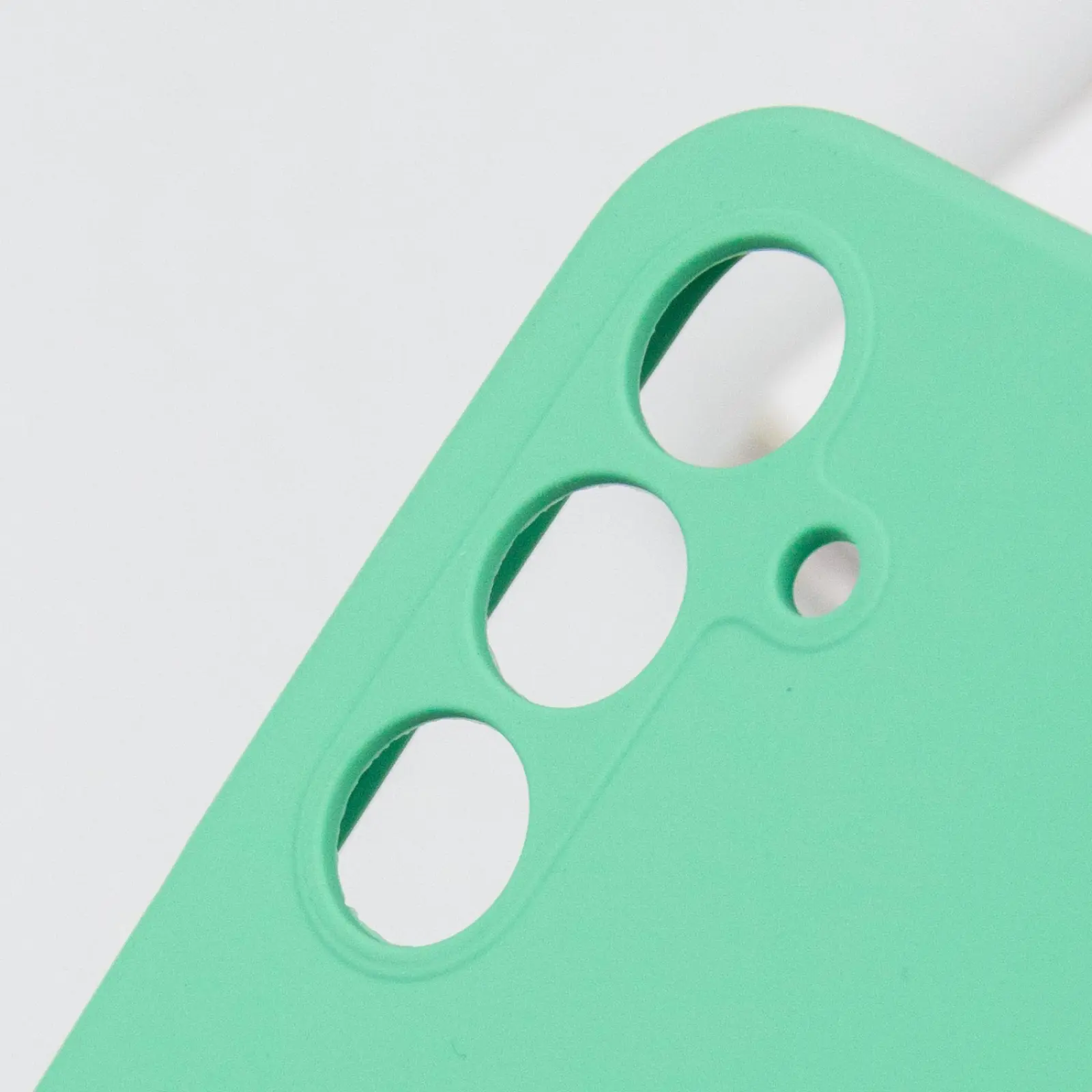 Чохол Silicone Cover Lakshmi Full Camera (AA) для Samsung Galaxy A17 4G/5G, Ментоловий / Mint 5, Силікон, купити оптом з доставкою