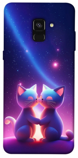 Чохол itsPrint Космокоти для Samsung A530 Galaxy A8 (2018)