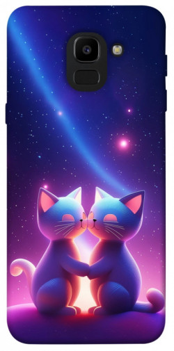 Чехол itsPrint Космокоты для Samsung J600F Galaxy J6 (2018)