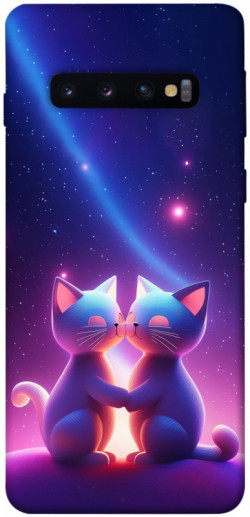 Чехол itsPrint Космокоты для Samsung Galaxy S10