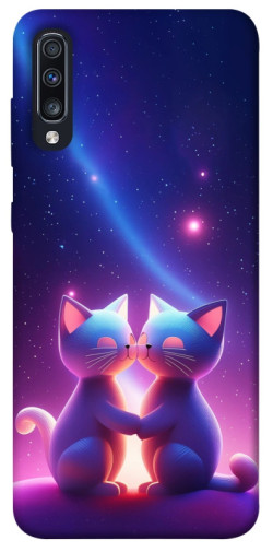 Чехол itsPrint Космокоты для Samsung Galaxy A70 (A705F)